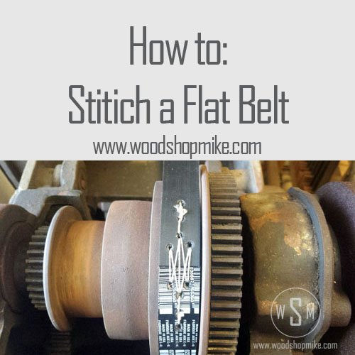 Stitching A Flat Belt For Machinery