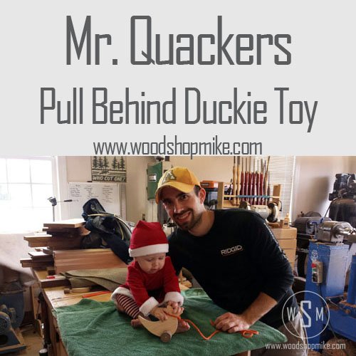 Mr Quackers Pull Behind Wobble Duckie Toy