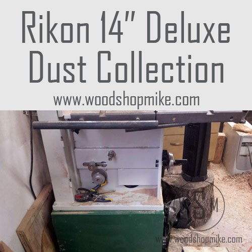 Rikon 14 Deluxe Bandsaw Dust Collection Improvement