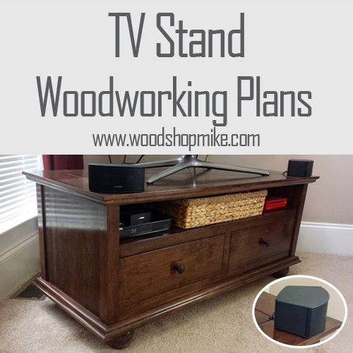 Tv Stand Finished Get The Plans Too